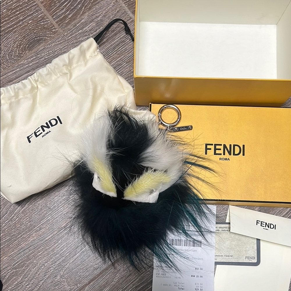 Fendi Bag bug monster keychain